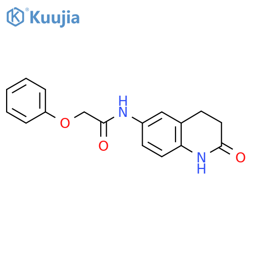N-(2-oxo-1,2,3,4-tetrahydroquinolin-6-yl)-2-phenoxyacetamide structure