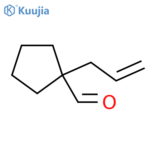 1-(prop-2-en-1-yl)cyclopentane-1-carbaldehyde structure