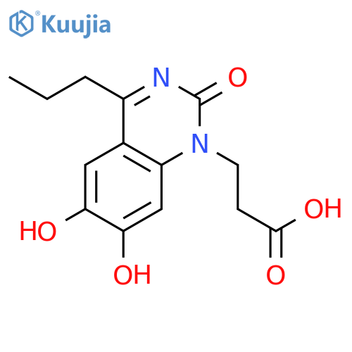 1(2H)-Quinazolinepropanoic acid, 6,7-dihydroxy-2-oxo-4-propyl- structure