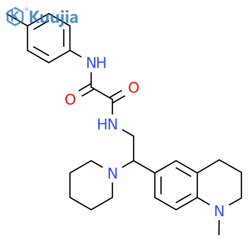 N-2-(1-methyl-1,2,3,4-tetrahydroquinolin-6-yl)-2-(piperidin-1-yl)ethyl-N'-(4-methylphenyl)ethanediamide structure