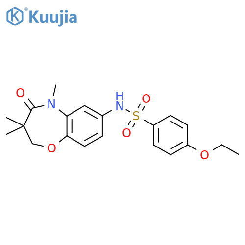 4-ethoxy-N-(3,3,5-trimethyl-4-oxo-2,3,4,5-tetrahydro-1,5-benzoxazepin-7-yl)benzene-1-sulfonamide structure