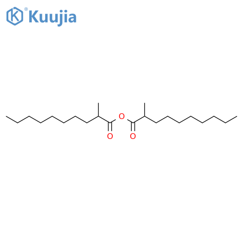 Decanoic acid, 2-methyl-, anhydride structure