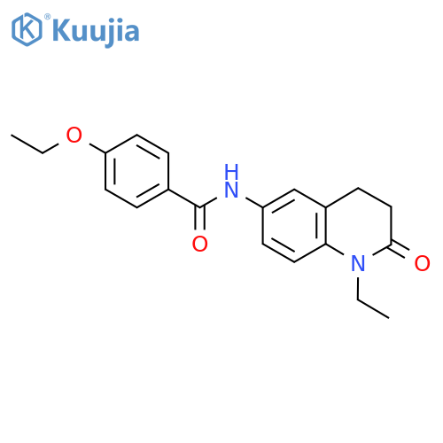 4-ethoxy-N-(1-ethyl-2-oxo-1,2,3,4-tetrahydroquinolin-6-yl)benzamide structure