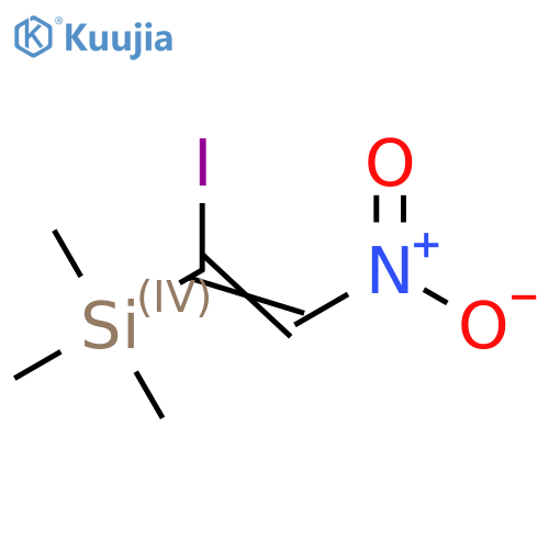 (1-Iodo-2-nitroethenyl)(trimethyl)silane structure