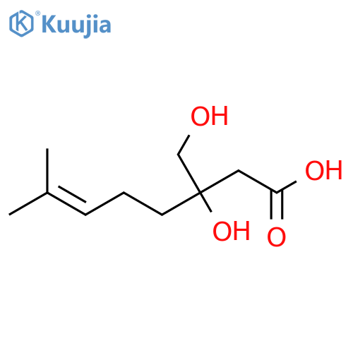 6-Octenoic acid, 3-hydroxy-3-(hydroxymethyl)-7-methyl- structure