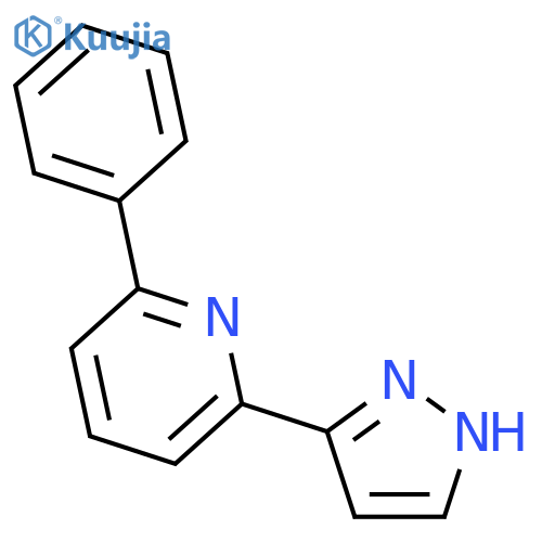 Pyridine, 2-phenyl-6-(1H-pyrazol-3-yl)- structure