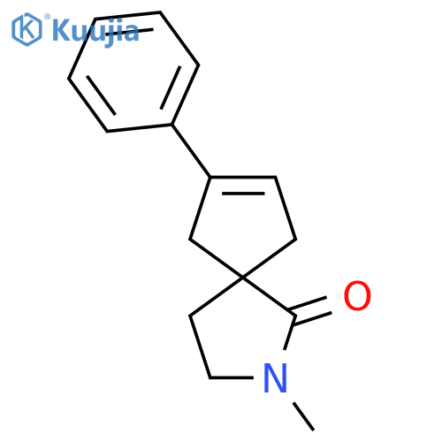 2-Methyl-7-phenyl-2-azaspiro[4.4]non-7-en-1-one structure