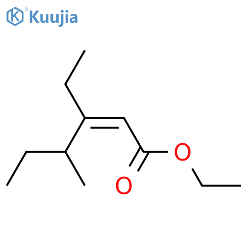 2-Hexenoic acid, 3-ethyl-4-methyl-, ethyl ester, (2E)- structure