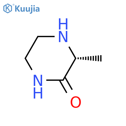 (3R)-3-methylpiperazin-2-one structure
