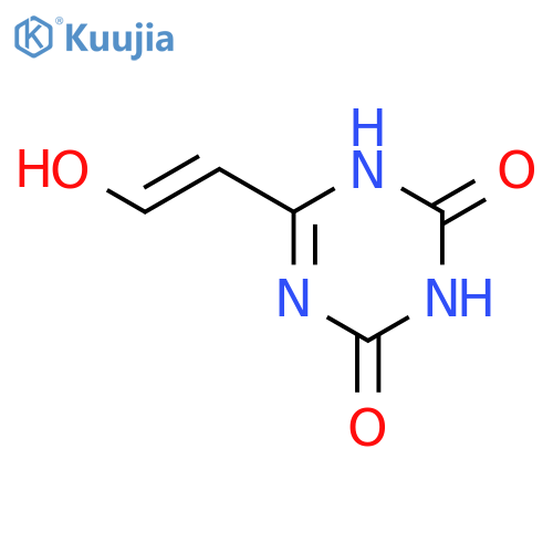 1,3,5-Triazine-2,4(1H,3H)-dione, 6-(2-hydroxyethenyl)- structure