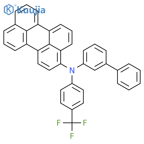 3-Perylenamine, N-[1,1'-biphenyl]-3-yl-N-[4-(trifluoromethyl)phenyl]- structure