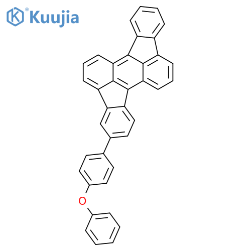 Rubicene, 5-(4-phenoxyphenyl)- structure