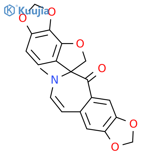 Spiro[6H-1,3-dioxolo[4,5-h][3]benzazepine-6,6'(7'H)-furo[2,3-e][1,3]benzodioxol]-5(7H)-one,7-methyl-, (+)- structure