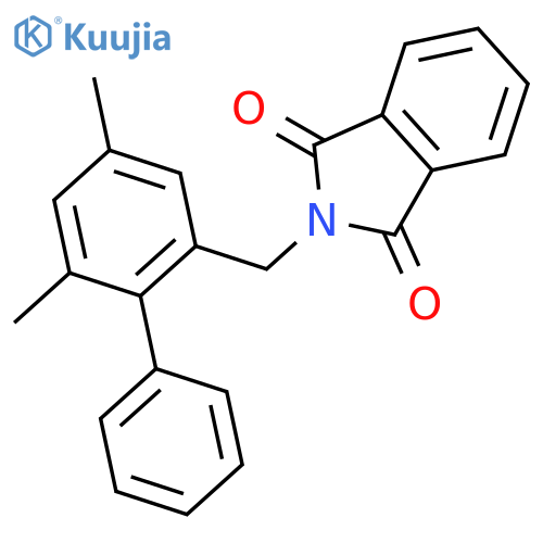 1H-Isoindole-1,3(2H)-dione, 2-[(4,6-dimethyl[1,1'-biphenyl]-2-yl)methyl]- structure