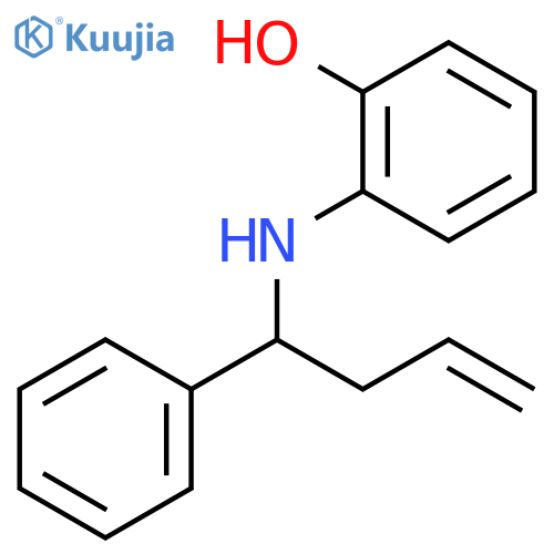 Phenol, 2-[[(1R)-1-phenyl-3-buten-1-yl]amino]- structure