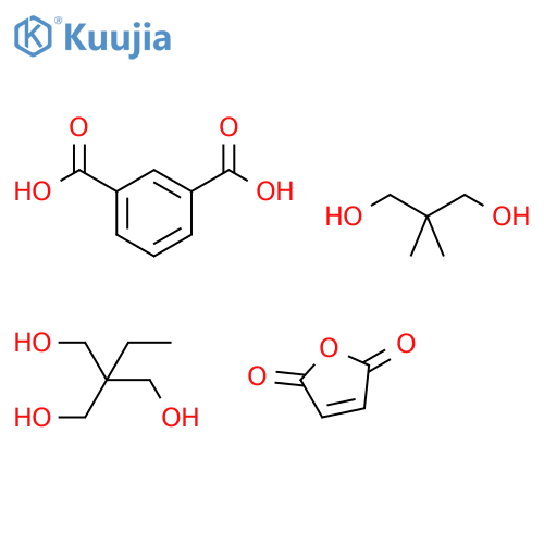 1,3-Benzenedicarboxylicacid,polymerwith2,2-dimethyl-1,3-propanediol,2-ethyl-2-(hydroxymethyl)-1,3-propanedioland2,5-furandione structure