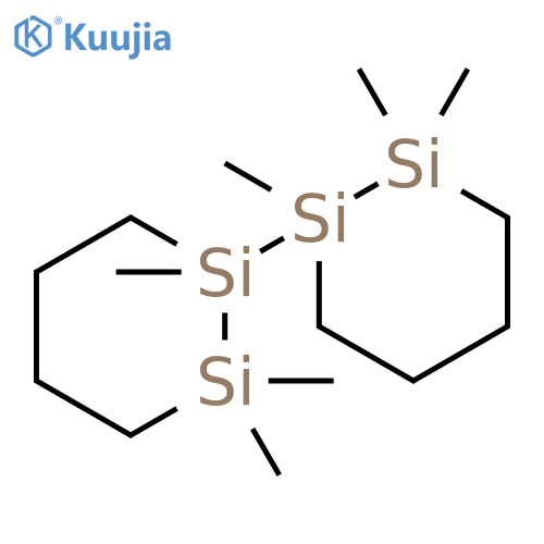 1,1'-Bi-1,2-disilacyclohexane, 1,1',2,2,2',2'-hexamethyl- structure