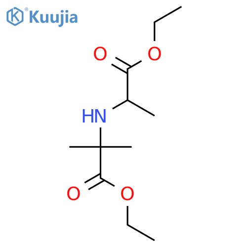 Alanine, N-(2-ethoxy-1-methyl-2-oxoethyl)-2-methyl-, ethyl ester structure