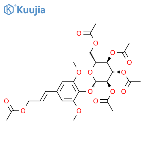 Syringin-pentaacetate structure