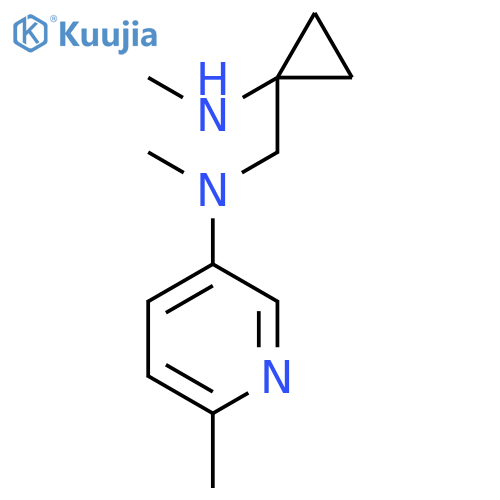 3-Pyridinamine, N,6-dimethyl-N-[[1-(methylamino)cyclopropyl]methyl]- structure