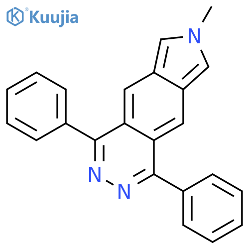 7H-Pyrrolo[3,4-g]phthalazine, 7-methyl-1,4-diphenyl- structure