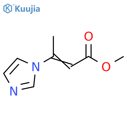 3-(1H-imidazol-1-yl)-2-Butenoic acid methyl ester structure