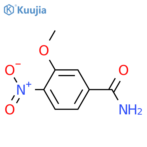 3-Methoxy-4-nitrobenzamide structure