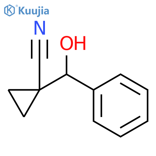 1-(Hydroxy(phenyl)methyl)cyclopropanecarbonitrile structure