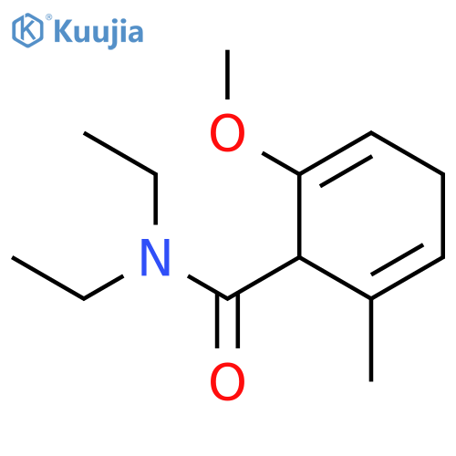 2,5-Cyclohexadiene-1-carboxamide, N,N-diethyl-2-methoxy-6-methyl- structure