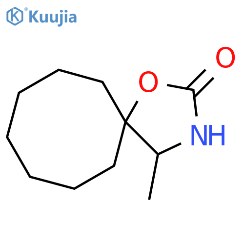 1-Oxa-3-azaspiro[4.7]dodecan-2-one,4-methyl-(7CI) structure