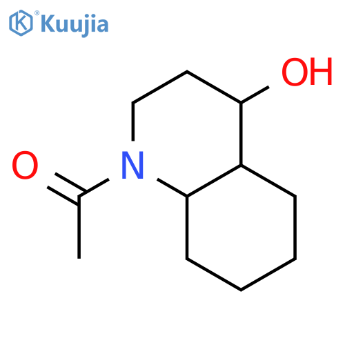 1-(4-hydroxy-3,4,4a,5,6,7,8,8a-octahydro-2h-quinolin-1-yl)ethanone structure