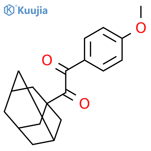 1,2-Ethanedione, 1-(4-methoxyphenyl)-2-tricyclo[3.3.1.13,7]dec-1-yl- structure