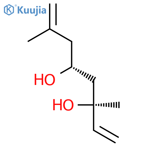 1,7-Octadiene-3,5-diol, 3,7-dimethyl-, (3S,5R)- structure