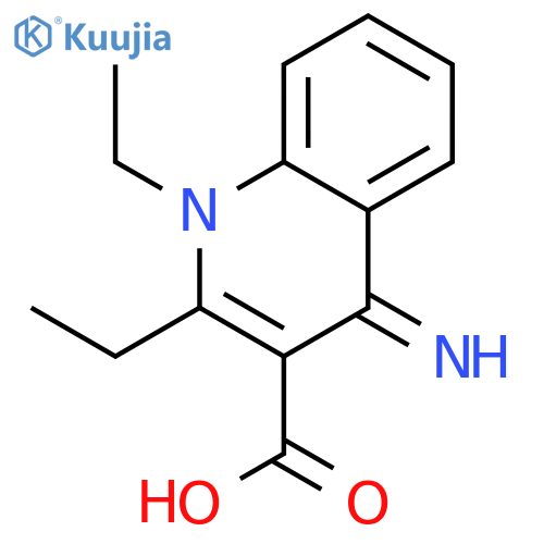 3-Quinolinecarboxylic acid, 1,2-diethyl-1,4-dihydro-4-imino- structure