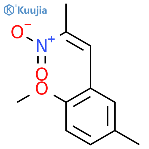 Benzene, 1-methoxy-4-methyl-2-(2-nitro-1-propen-1-yl)- structure