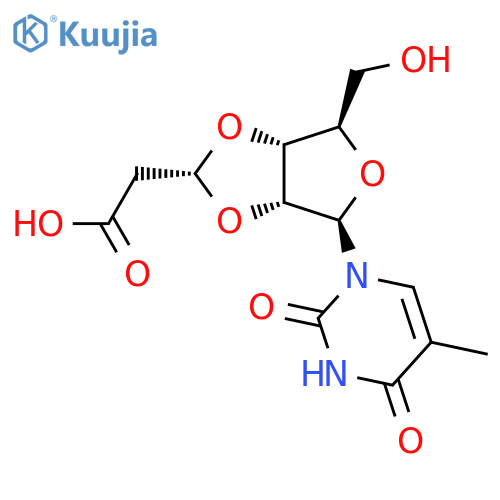 Uridine, 2',3'-O-[(1R)-2-carboxyethylidene]-5-methyl- structure