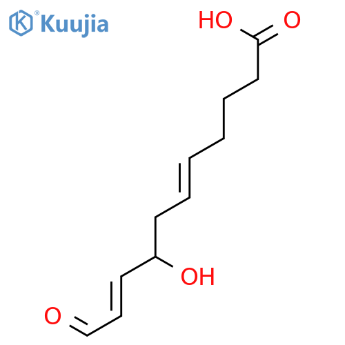 5,9-Undecadienoic acid, 8-hydroxy-11-oxo-, (5Z,9E)- structure