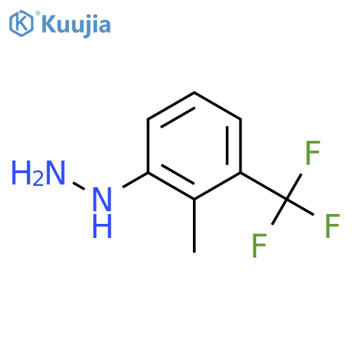 Hydrazine, [2-methyl-3-(trifluoromethyl)phenyl]- structure