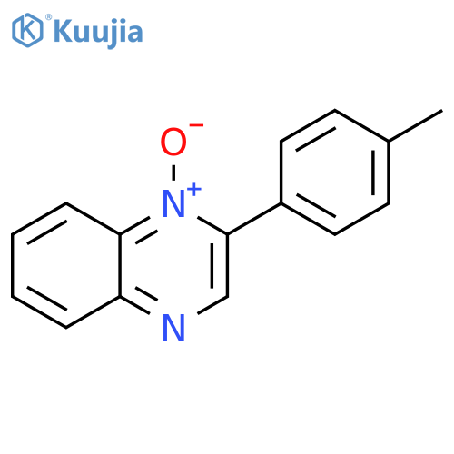 Quinoxaline, 2-(4-methylphenyl)-, 1-oxide structure