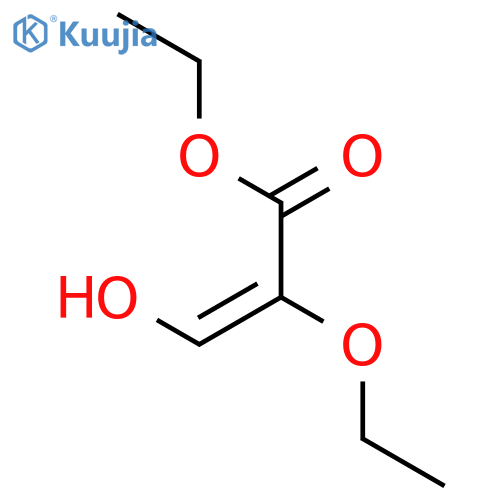 2-Propenoic acid, 2-ethoxy-3-hydroxy-, ethyl ester structure