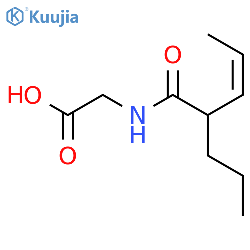 Glycine, N-[(3Z)-1-oxo-2-propyl-3-pentenyl]- structure