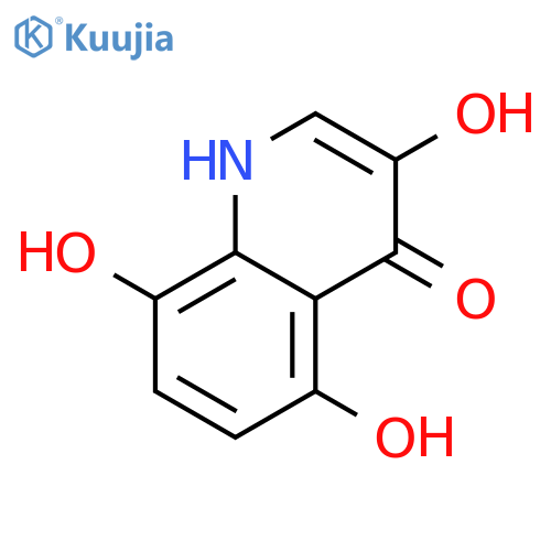 3,5,8-Trihydroxy-4(1H)-quinolinone structure