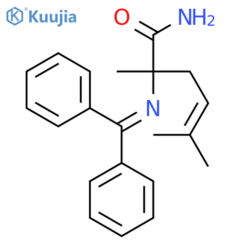 4-Hexenamide, 2-[(diphenylmethylene)amino]-2,5-dimethyl- structure