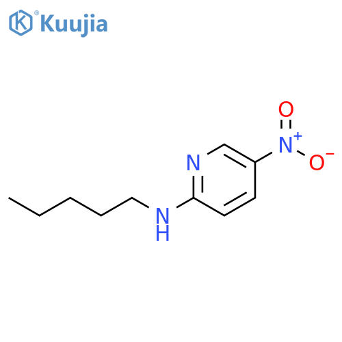 2-Pyridinamine, 5-nitro-N-pentyl- structure