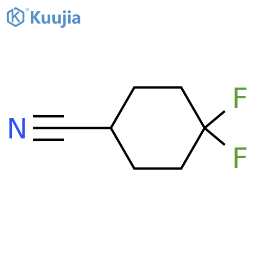 4,4-difluorocyclohexane-1-carbonitrile structure