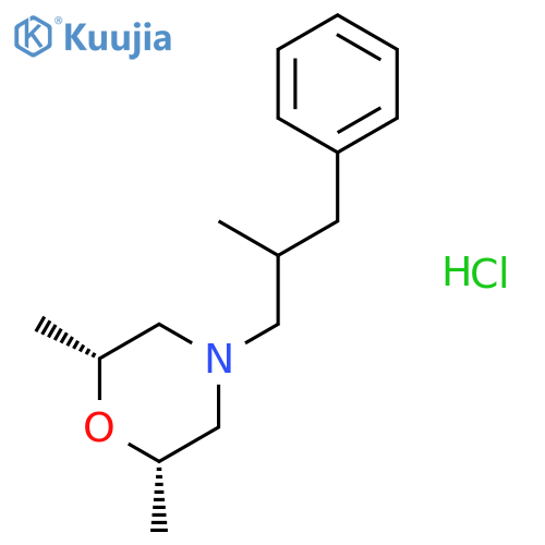 (2R,6S)-rel-2,6-Dimethyl-4-(2-methyl-3-phenylpropyl)morpholine Hydrochloride structure