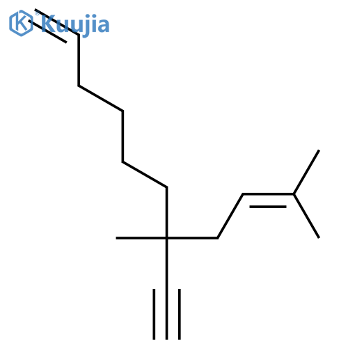 1,9-Undecadiene, 7-ethynyl-7,10-dimethyl- structure
