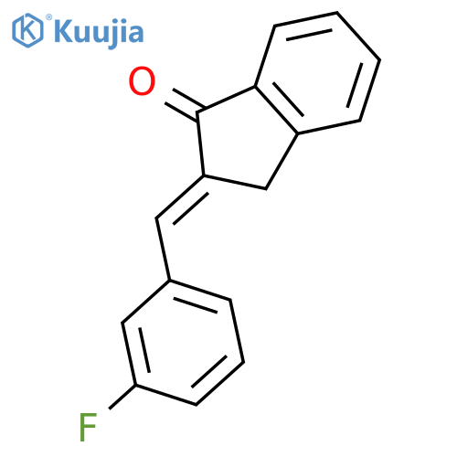 1H-Inden-1-one, 2-[(3-fluorophenyl)methylene]-2,3-dihydro- structure