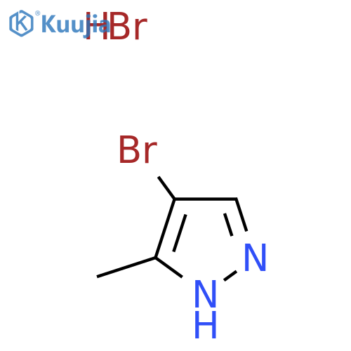 4-Bromo-3-methyl-1H-pyrazole hydrobromide structure
