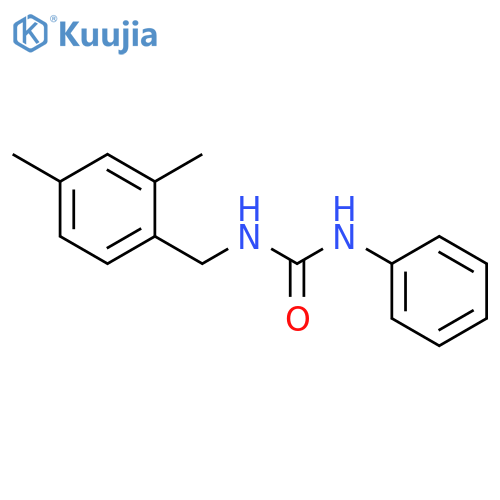 Urea,N-[(2,4-dimethylphenyl)methyl]-N'-phenyl- structure